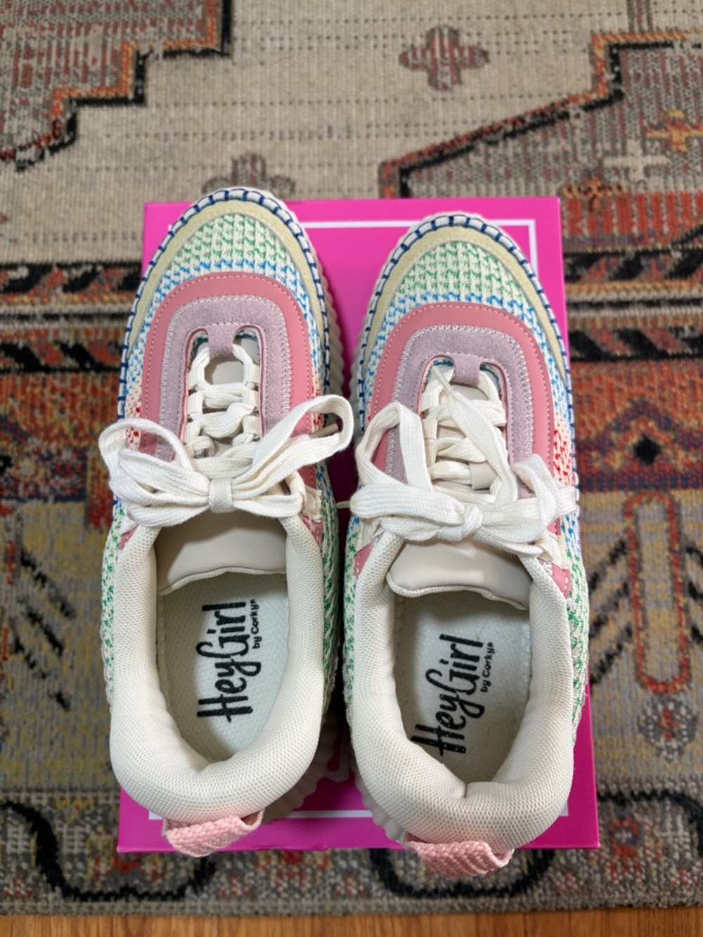 HeyGirl by Corkys Multicolor Adventure Sneakers - Picture 2 of 7